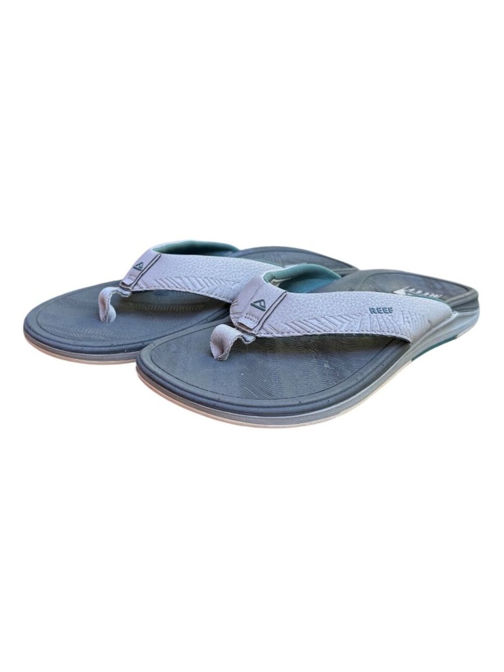 Reef Cushion Spring 2.0 Size 8 EU 40 Men's Thong Sandal Gray EUC